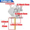 SOAJEE Gas Tank Fuel Petcock Valve Compatible with Kawasaki Bayou 300 400 KLF300 KLF400 ZR1100 ZR7S ZX1100 GPZ1100 KLX125 KSF80 KSF250 KX60 KX65 KX80 KX100 KX125 KZ440 KZ550 KXT250 KLT110 KLT160 185 view 2