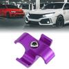X AUTOHAUX Aluminum Alloy AN4 Car Hose Separator Clamp Fuel Line Connector for Oil Fuel Hose Purple view 2