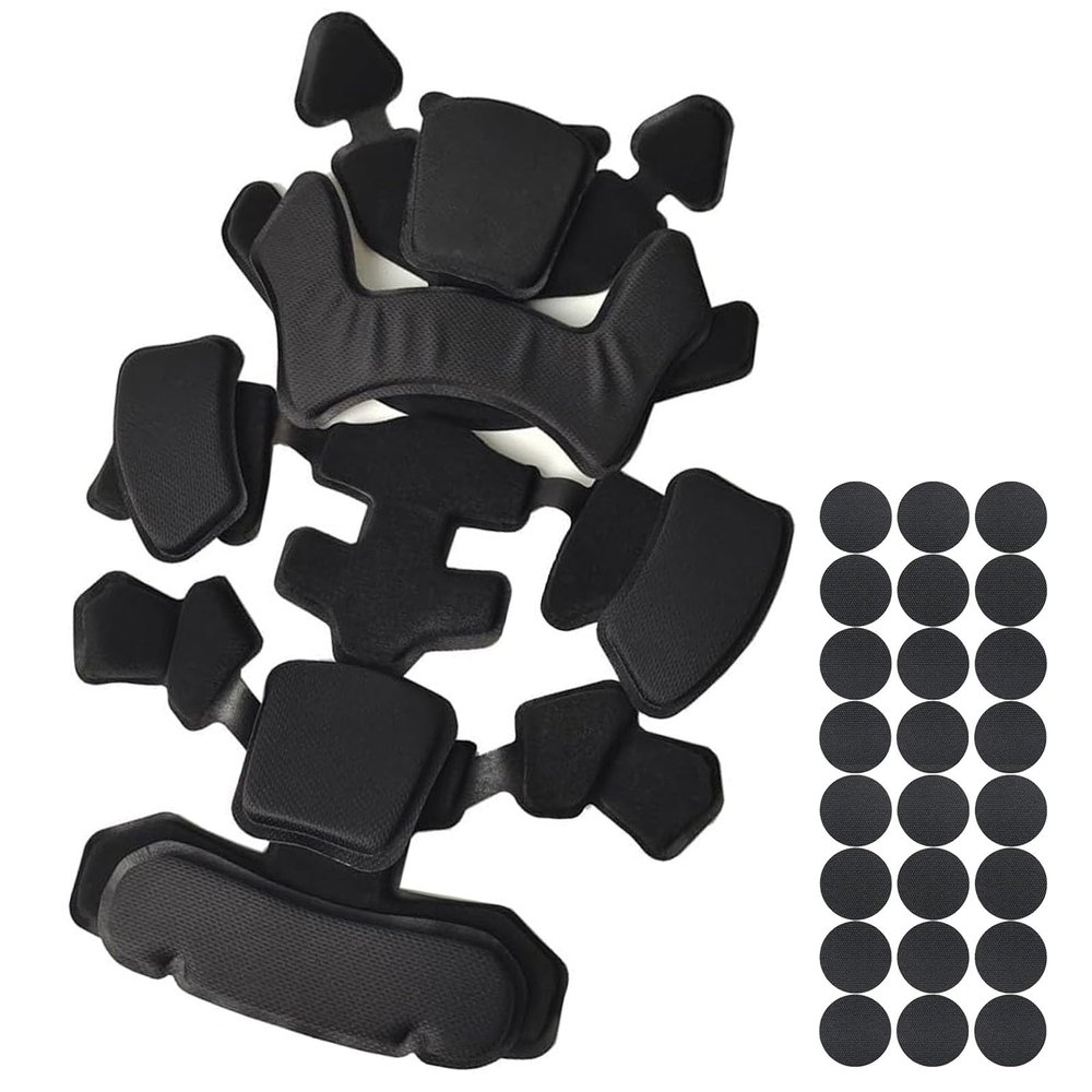 Tactical Helmet Protective Pads, Universal Replacement Memory Foam Helmet Padding Inserts, Shock Absorbing Cushion Kit for Fast/ACH/MICH/USMC/PASGT/Maritime Helmets