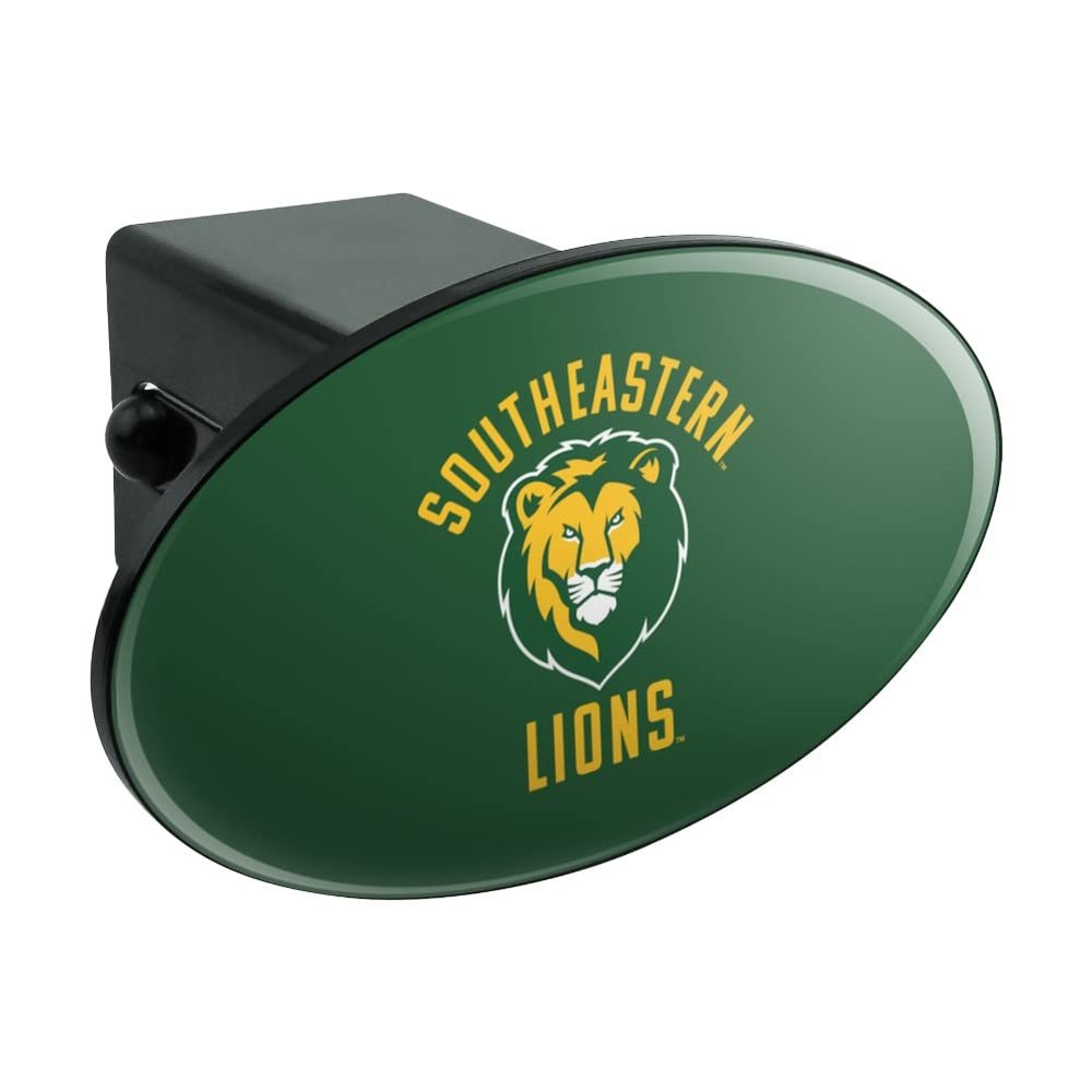 GRAPHICS & MORE Southeastern Louisiana University Lions Logo Oval Tow Hitch Cover Trailer Plug Insert 2"