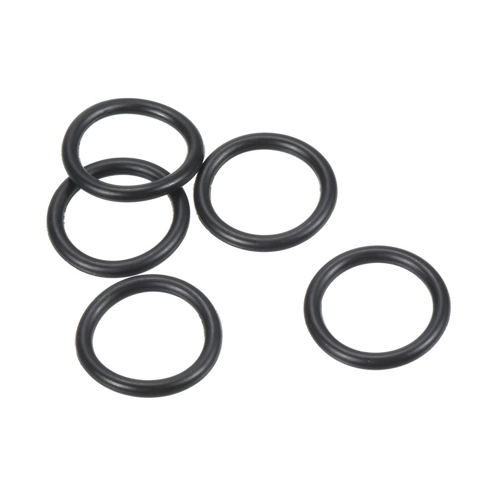 PATIKIL Nitrile Rubber O-Rings 20mm OD 16mm ID 2mm Width, 25 Pcs Metric Sealing Gasket for Faucet Plumbing Automotive Repair, Black