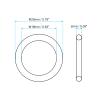 PATIKIL Nitrile Rubber O-Rings 20mm OD 16mm ID 2mm Width, 25 Pcs Metric Sealing Gasket for Faucet Plumbing Automotive Repair, Black view 2