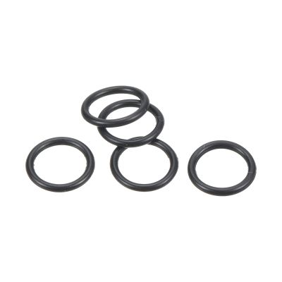 PATIKIL Nitrile Rubber O-Rings 8mm OD 6mm ID 1mm Width, 5 Pcs Metric Sealing Gasket for Faucet Plumbing Automotive Repair, Black