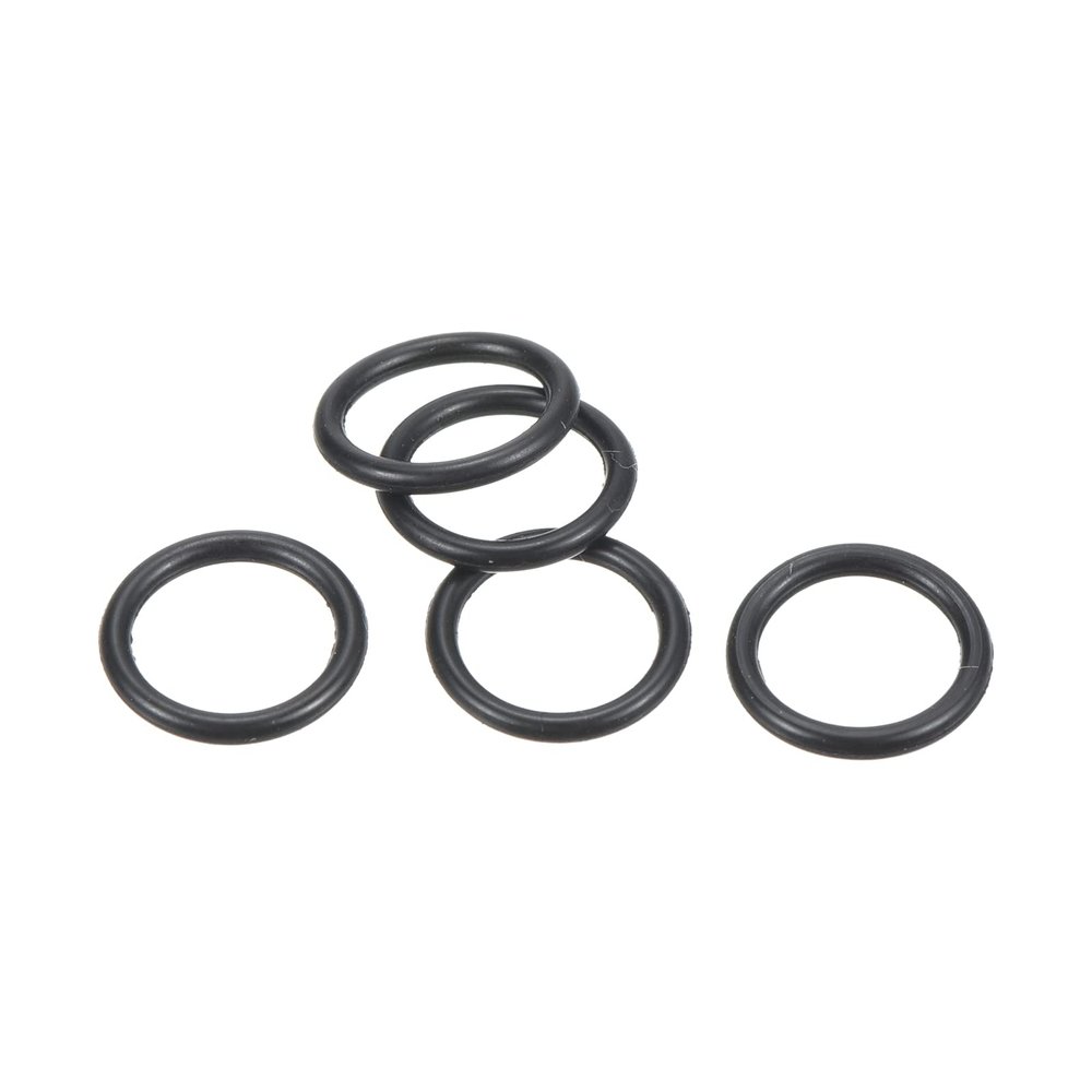 PATIKIL Nitrile Rubber O-Rings 8mm OD 6mm ID 1mm Width, 5 Pcs Metric Sealing Gasket for Faucet Plumbing Automotive Repair, Black