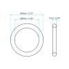 PATIKIL Nitrile Rubber O-Rings 8mm OD 6mm ID 1mm Width, 5 Pcs Metric Sealing Gasket for Faucet Plumbing Automotive Repair, Black view 2