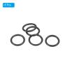 PATIKIL Nitrile Rubber O-Rings 8mm OD 6mm ID 1mm Width, 5 Pcs Metric Sealing Gasket for Faucet Plumbing Automotive Repair, Black view 3