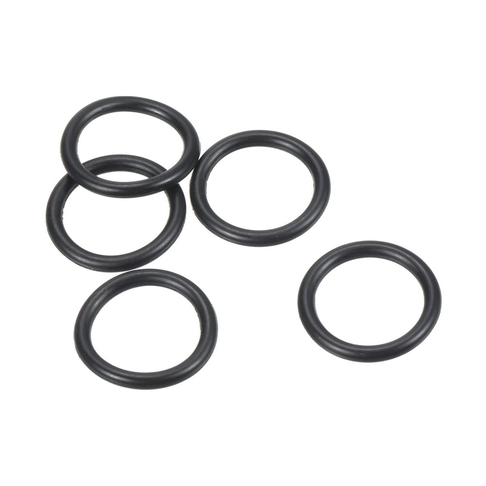 PATIKIL Nitrile Rubber O-Rings 18mm OD 14mm ID 2mm Width, 20 Pcs Metric Sealing Gasket for Faucet Plumbing Automotive Repair, Black