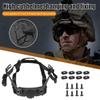 AZB Tactical Helmet Strap Adjustable Chin Strap Inner Suspension System with Bolts and Screws for Tactical Fast MICH IBH Airsoft Helmets view 2