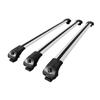 accessorypart Compatible with Skoda Yeti (5L) 2009-2017 ACE-1 Model Car Roof Rack Cross Bar Gray Aluminium 3 Bars view 1