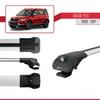 accessorypart Compatible with Skoda Yeti (5L) 2009-2017 ACE-1 Model Car Roof Rack Cross Bar Gray Aluminium 3 Bars view 3