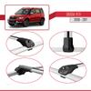 accessorypart Compatible with Skoda Yeti (5L) 2009-2017 ACE-1 Model Car Roof Rack Cross Bar Gray Aluminium 3 Bars view 4