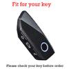 KUNIO TPU Car Key Fob Cover Fit for BMW New 5/7 Series Energy IX IX3 I5 I7 2025 740i 760i X1 X3 X5 X6 X7 XM 2025 Key Protective Cover Keychain Key Holder 4 Button A Black view 2