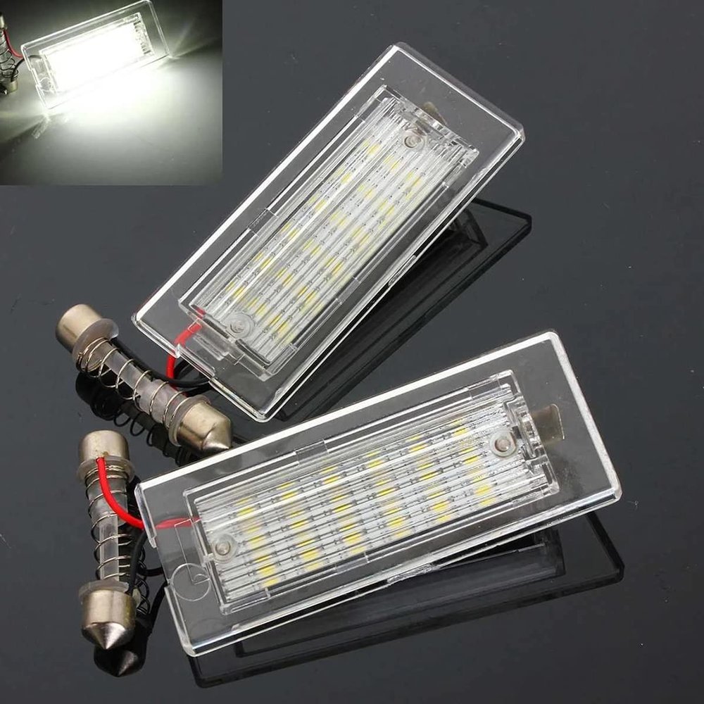 DHCN 2pcs LED Number License Plate Light for B/MW X5 E53 1999-2006 X3 E83 2003-2010