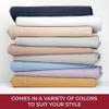 1000 TC RV Sheet Sets 24X72" Cot Bed Size Light Blue Solid, Bed Sheets for Campers, Egyptian Long-Staple Cotton RV Bunk And Truck Sleeper Travel Trailers Easy Fit Mattress up to 14 Inch Deep Pockets view 4