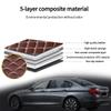 LonYogan Diamond Floor Mats Compatible with BMW 3 Series Convertible E93 2006-2013, Leather Front & Rear Car Mats Carpet Heavy Duty Automotive Floor Mats All Weather Non-Slip Mats Black- Beige view 4