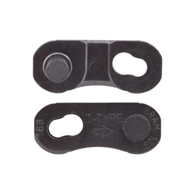 SRAM Eagle T-Type PowerLock Flattop Chain Connector Link - 12-Speed Rapid-Release Master with PVD Coated Nickel Finish, Durable Black Quick, Tool-Free Installation, 4 Pack
