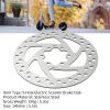 140mm Brake Disk, Anti Deformation Electric Scooter Brake Disk Stainless Steel Easy To Install with Screws for Replacement view 2
