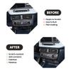 JONKOKO Car Interior Center Console Dashboard Panel & Air Conditioning Switch Panel Frame Cover Trims for Ford Maverick 2022 2023 Car Central Control Air Outlet Frame Auto Accessories (Carbon Fiber) view 2