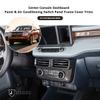 JONKOKO Car Interior Center Console Dashboard Panel & Air Conditioning Switch Panel Frame Cover Trims for Ford Maverick 2022 2023 Car Central Control Air Outlet Frame Auto Accessories (Carbon Fiber) view 4