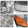 PM PERFORMOTOR Full LED DRL Headlights Assembly w/Switchback Signal Lights Compatible with Volvo VN VNL VNM VNX 03-17,Chrome Housing view 4