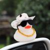 Wonuu Rubber Ducks - Pink & Gold Ducks for Car Dashboard Decoration view 3