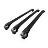accessorypart Compatible with Skoda Yeti (5L) 2009-2017 ACE-1 Model Car Roof Rack Cross Bar Black Aluminium 3 Bars view 1