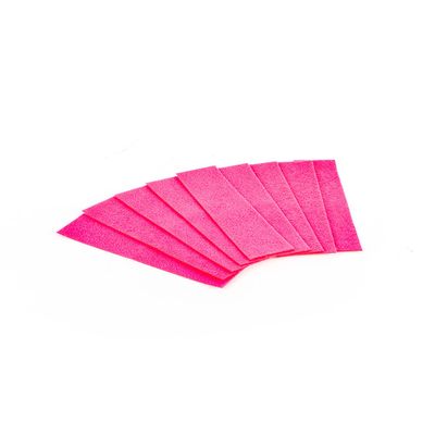 THE WRAP INSTITUTE - Monkey Strips Premium Felt Buffers Used to Apply Wrap Film; Soft & Durable, Use Wet or Dry, Easily Replaceable, Ultra-Thin Edge, High Precision on Curves & Edges; Pink (25-Pack)