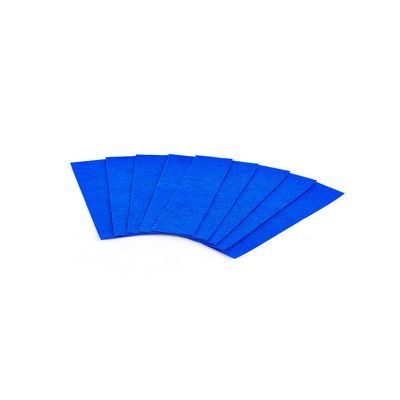 THE WRAP INSTITUTE - Monkey Strips Premium Felt Buffers Used to Apply Wrap Film; Soft & Durable, Use Wet or Dry, Easily Replaceable, Ultra-Thin Edge, High Precision on Curves & Edges; Blue (25-Pack)