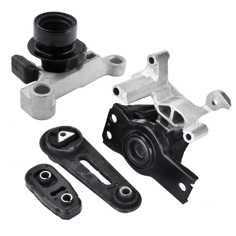 Engine Motor Transmission Mount Kits Compatible with Nissan Sentra 2.0L 2007-2012 4PCS Engine Trans Mount Replace A4318 A4345 A4348HY A4346