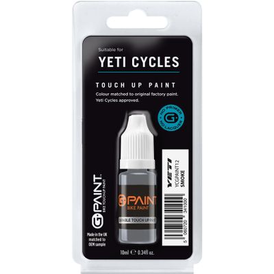 G-Paint Yeti Bike Touch-Up Paint - Smoke - 10ml Bottle - Touch-Up Paint Kit for Scratched or Chipped Bike Frames - GPaint Bike Paint