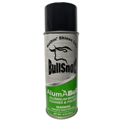BullSnot! AlumABull Aluminum Wheel Cleaner & Polish - Restores Shine, Removes Tarnish & Oxidation, Protects Aluminum, Stainless Steel & Chrome - Non-Corrosive, Made in the USA