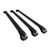 apline Compatible with Citroen Berlingo 2 (B9) 2008-2018 ACE-1 Car Roof Rack Cross Bar Black Aluminium 3 Bars view 1
