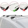 apline Compatible with Renault Trafic 3 (X82) 2015-2026 ACE-1 Car Roof Rack Cross Bar Grey Aluminium 3 Bars view 2