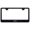 Au-TOMOTIVE GOLD Laser Etched Logo Stainless Steel License Plate Frame for Infiniti Q50 (Rugged Black) view 1