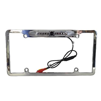 Cerwin-Vega CLF1C Waterproof License Plate with Housing Backup Camera View Car Rear Night Vision Parking (Chrome)