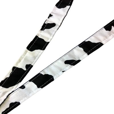 Teacher Lanyards for ID Badges and Keys Cow Print, Lanyard for Keys, Lanyard for Teachers, Lanyards for Cruise Ship Cards, Lanyards for ID Badges for Women (Light Blue, Lobster Clasp- Gold)