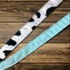 Teacher Lanyards for ID Badges and Keys Cow Print, Lanyard for Keys, Lanyard for Teachers, Lanyards for Cruise Ship Cards, Lanyards for ID Badges for Women (Light Blue, Lobster Clasp- Gold) view 4