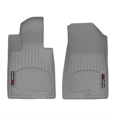 WeatherTech Custom Fit FloorLiners for Kia Sportage, Sportage Hybrid, 1st Row (4617321), Grey