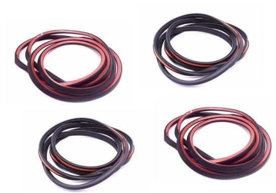 FEILIDAPARTS 4 PCS Door Weather-Strip Compatible with Audi Q3 8U 2012-2018