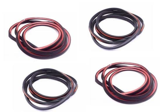 FEILIDAPARTS 4 PCS Door Weather-Strip Compatible with Audi Q3 8U 2012-2018