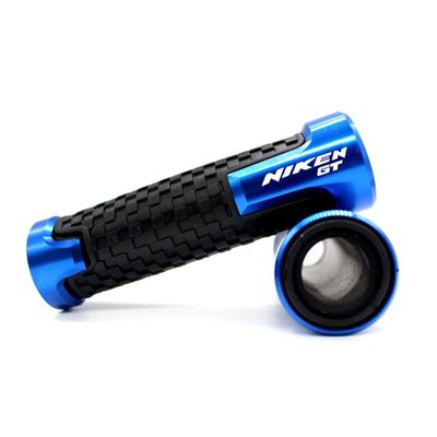 RESKIO Motorcycle Handlebar for Yamaha Niken GT NIKENGT 2019 2020 7/8'' 22mm Motorcycle Knobs Handle Grips Bar Hand Handlebar Motorbike Handlebar Grip (Color : Blue)