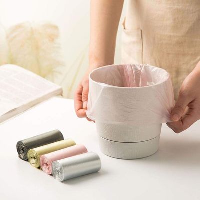 120Pcs/4rolls Small Garbage Bags Roll Disposable Car Trash Bag Waste Bag for Desktop Trash Can Bin