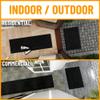 Ottomanson 2' x 26' Hallway Runner with Scraper Pile Extra Durable Non-Slip Rug Mat for Indoor & Outdoor Use - Ideal for Kitchen, Entryway, Patio & Garage - High-Traffic Carpet, Black view 2