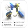 Pro-Graad 4 Piece Drill Brush Attachment Set, Scrubbing Pad and Sponge - Power Brush Scrubber Deep Cleaning Kit for Bathroom Kitchen Boat Car Grout Floor Tub Shower Tile Surfaces view 2