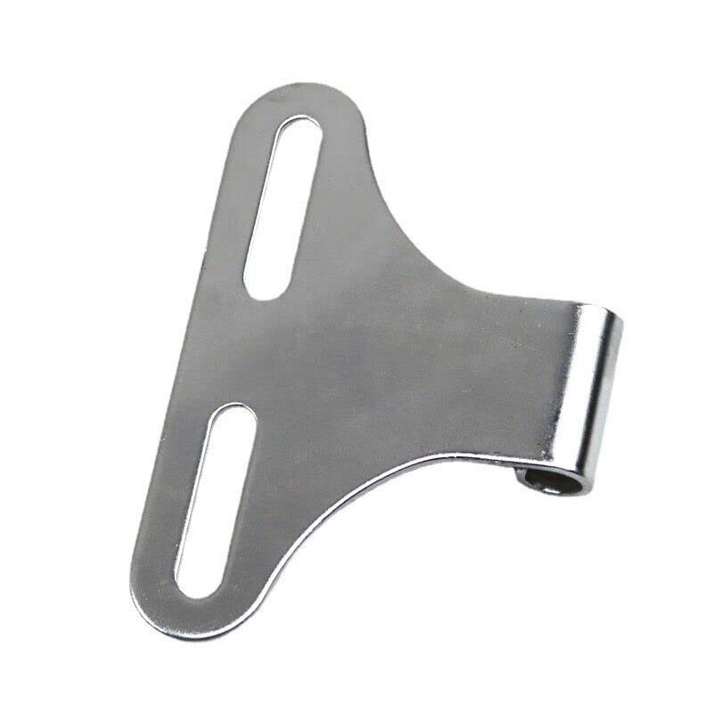 Motorcycle Bottom Mount Headlight Bracket for Harley Honda Yamaha Kawasaki (Chrome)