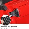 PIUGILH Car Door Handle Bowl Cover, Soft Carbon Fiber Door Bowl Handle Protection Cover Sticker Fit for C6 Corvette 2005-2013 Exterior Accessories, 2Pcs(Black) view 3