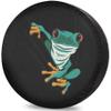 Camper Spare tire Cover Frog Look at You RV Tire Cover Sunproof DustProof Universal for Trailer SUV Camp Travel Trailer 12" 13" 14" 15" 16" 17 Inch view 1