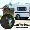 Camper Spare tire Cover Frog Look at You RV Tire Cover Sunproof DustProof Universal for Trailer SUV Camp Travel Trailer 12" 13" 14" 15" 16" 17 Inch view 2