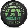 Travel Trailer Spare Tire Cover Birds Retro Sunset Funny Waterproof Sunproof Spare Tire Cover for RV tire Cover 12" 13" 14" 15" 16" 17 Inch Wheel view 1