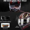 Bluetooth Modular Motorcycle Helmet, Bluetooth Support 2 People intercom, Full Face Integrated Helmet Flip Up Helmet with Inner Sun Visor Double Lens DOT Approved, Men Women S~XL view 3